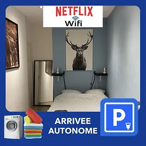  Appartement Chic&cosy F1 Centre-ville Gare Chateaucreux Netflix